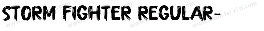 Storm Fighter Regular字体转换